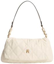 Tommy Hilfiger Feminine Shoulder Bag Überschlagtasche Soft Cream - Beige