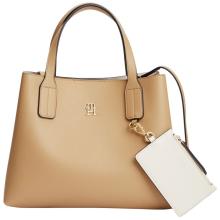 Tommy Hilfiger Icon Mini Satchel Kurzgrifftasche Classic Khaki - Camel