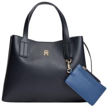 Tommy Hilfiger Icon Mini Satchel Kurzgrifftasche Space Blue - Blau
