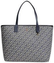 Tommy Hilfiger Icon Tote Shopper Jacquard Blue Mono