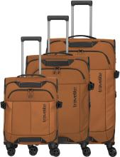 Travelite Briize Trolley L/M/S Kofferset Curry - Orange