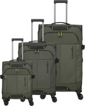 Travelite Briize Trolley L/M/S Kofferset Khaki - Olivgrün