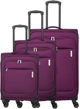 Travelite Priego Trolley L/M/S Kofferset Berry - Lila