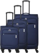 Travelite Priego Trolley L/M/S Kofferset Navy - Blau