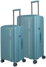 Travelite Roomer Trunk L/M Kofferset Hartschale Aqua - Türkis
