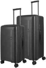 Travelite Roomer Trunk L/M Kofferset Hartschale Schwarz