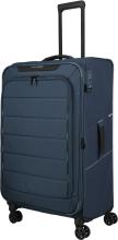Travelite Skaii Rollenkoffer L Dehnfalte Navy - Blau