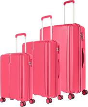 Travelite Vaka Cyclam pink Rollenkofferset 3teilig L/M/S