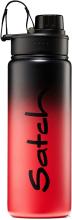 Trinkflasche Stahl Satch Graffiti Edition schwarz rot Black Graffiti