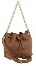 Umhängetasche cognacbraun Valentino Oxford Cuoio mit Kettenhenkel