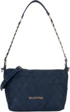 Valentino Makena Beuteltasche Velours Blu - Dunkelblau