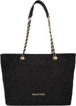 Valentino Makena Shopper Velours Schwarz