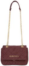 Valentino Ocarina Suede Abendtasche Velours Bordeaux - Weinrot