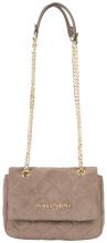 Valentino Ocarina Suede Abendtasche Velours Taupe