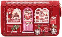 Vendula London The Chocolate Box Medium Ziparound Wallet Börse Rot