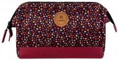 Washbag Cabaia purple Travel Kit Via Polo beere Vegan Blumen