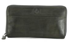 Zip Around Brieftasche Harbour 2nd Atlantica Olive Green Leder
