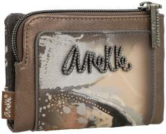 elegante Klappbörse Anekke Dreamverse Wings metallic