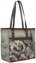 geräumige Shoppertasche Anekke Real Manifesto Nieten Metallic