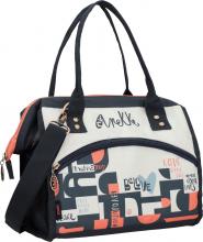 isolierte Henkeltasche Anekke Sixties blau bunt