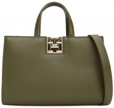 kleine Henkeltasche Tommy Hilfiger Reset grün Mini Tote