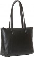 kleine Shoppertasche Mandarina Duck Mellow Leather schwarz