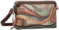 kompakte Crossovertasche Anekke Core Outer Stepp grün