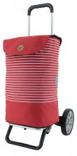 leichter Einkaufstrolley Alu Star Shopper mit Tilde Rot Andersen