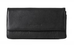 schwarze Damengeldbörse Heartbeat FREDsBRUDER smooth black